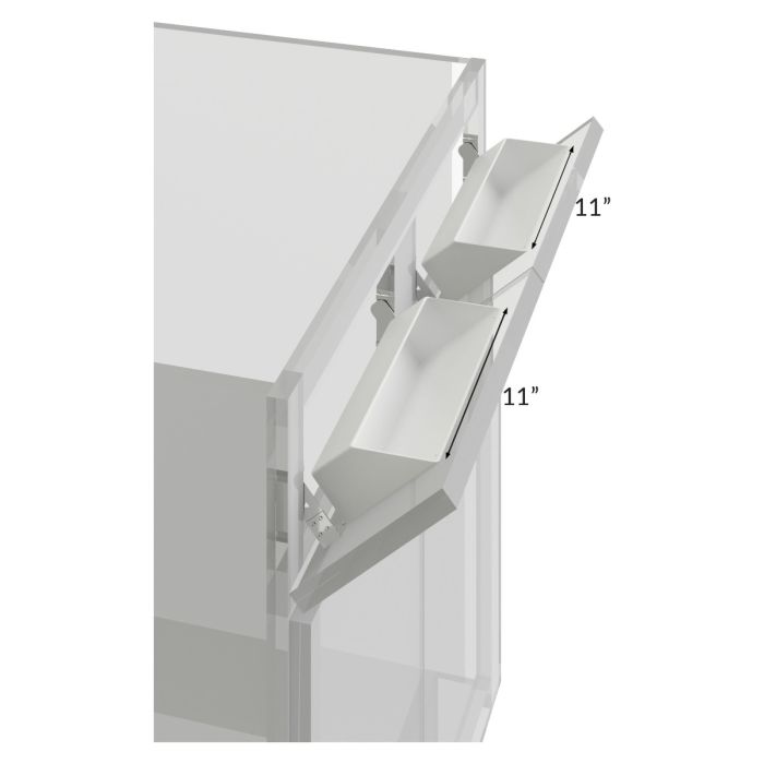 Midtown White Shaker 11" Tilt Out Tray