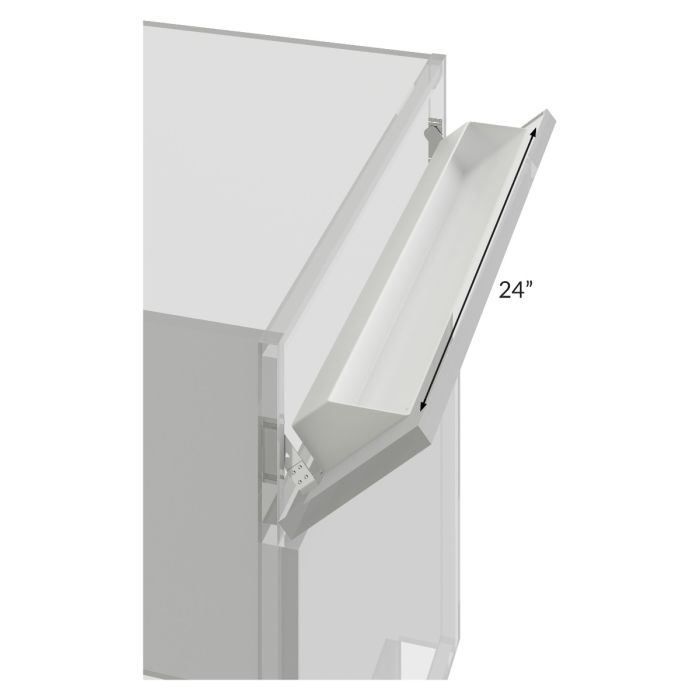 Midtown White Shaker 24" Tilt Out Tray