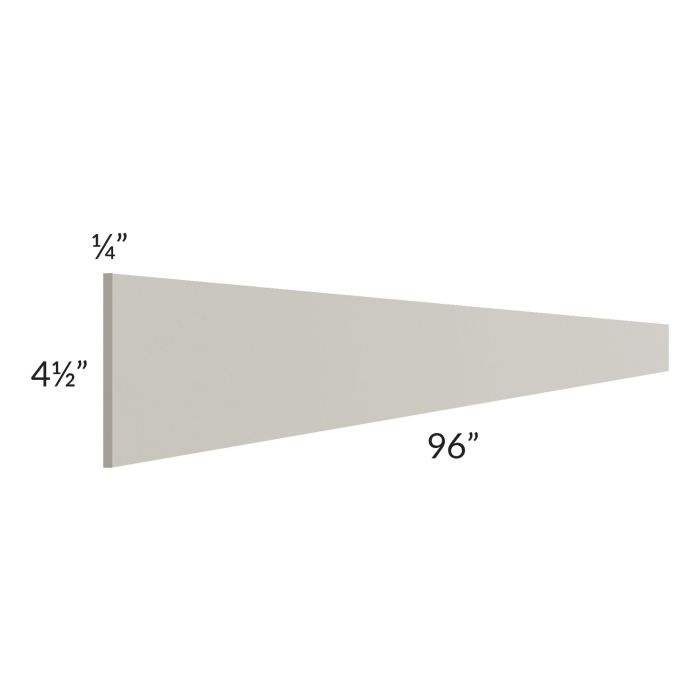 Stratton Light Grey Shaker 96" Toe Kick