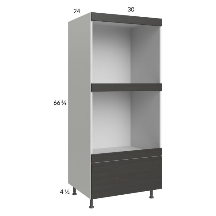 Euro Cafe 30x71-1/4 Double Oven Cabinet with 1 Drawer