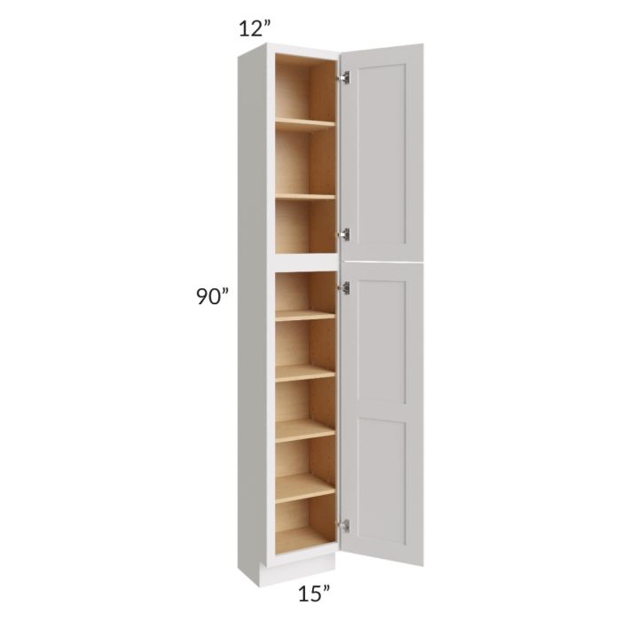 Tuscan Cloud 15x12x90 Pantry Cabinet