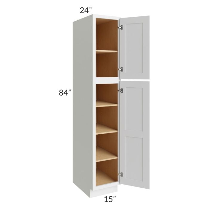 Stratus White 15x24x84 Pantry Cabinet
