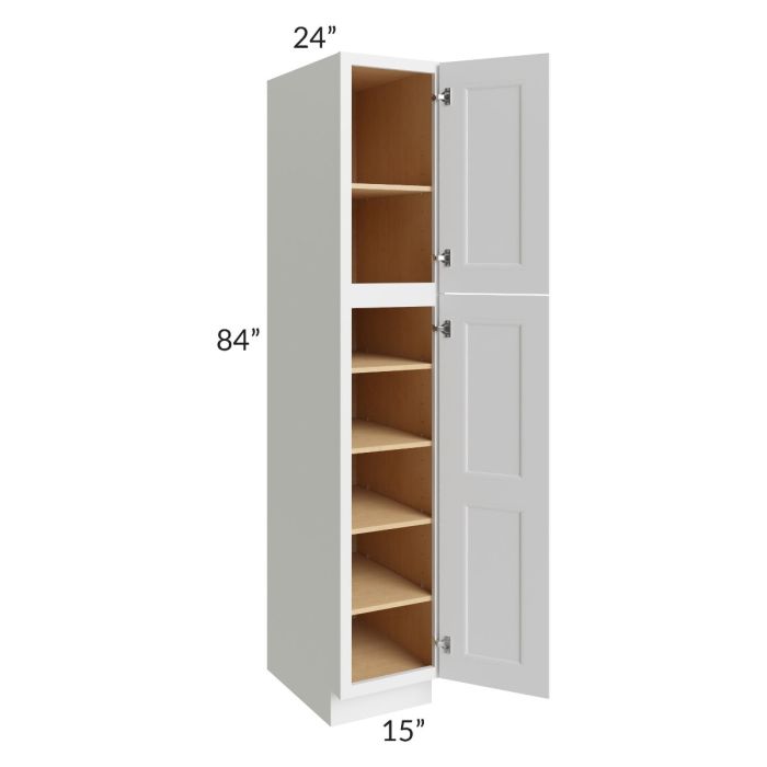Union White 15x24x84 Pantry Cabinet