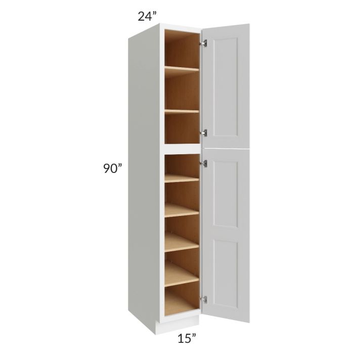Salem White 15x24x90 Pantry Cabinet