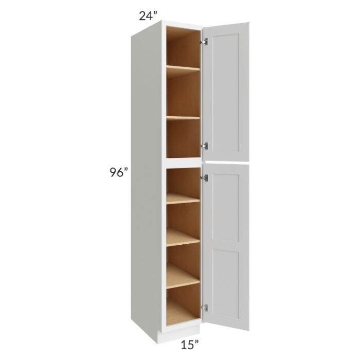 Stratus White 15x24x96 Pantry Cabinet