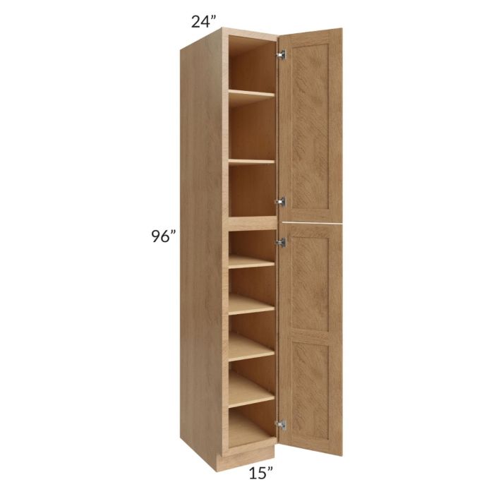 Midtown Timber Shaker 15x24x96 Pantry Cabinet