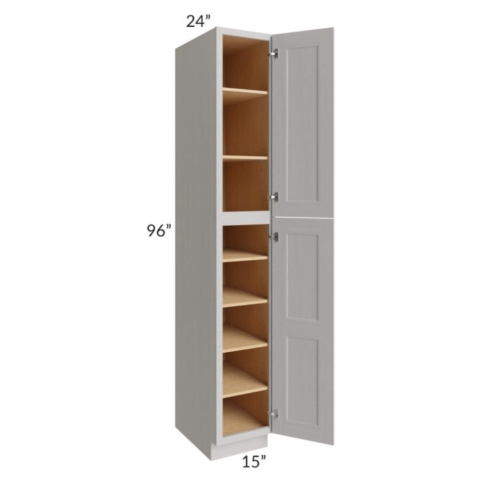 Salem Light Grey 15x24x96 Pantry Cabinet
