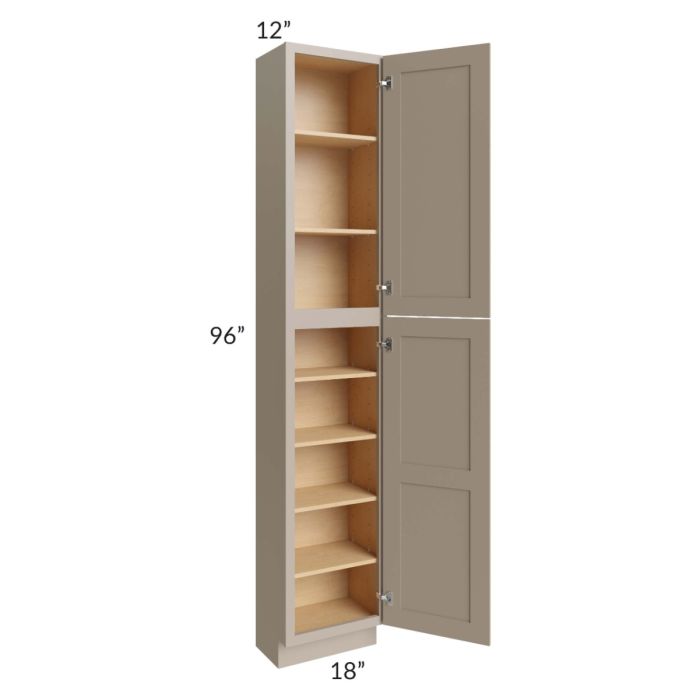 Tuscan Oyster 18x12x96 Pantry Cabinet 