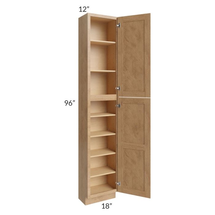 Midtown Timber Shaker 18x12x96 Pantry Cabinet 