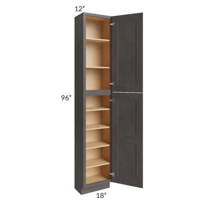 Salem Dark Grey 18x12x96 Pantry Cabinet 
