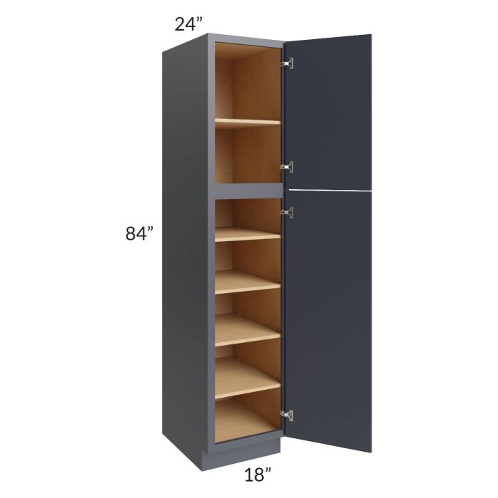 Vienna Indigo 18x24x84 Pantry Cabinet