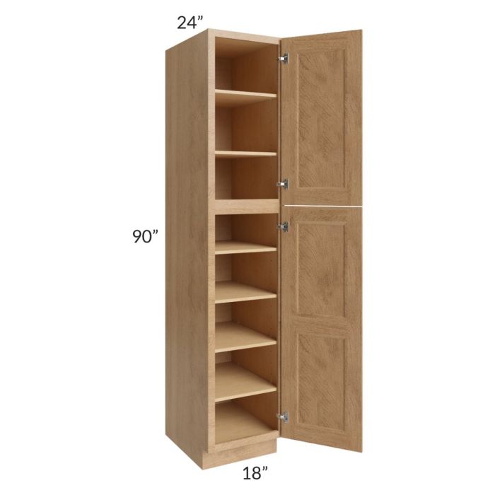 Tuscan Timber 18x24x90 Pantry Cabinet