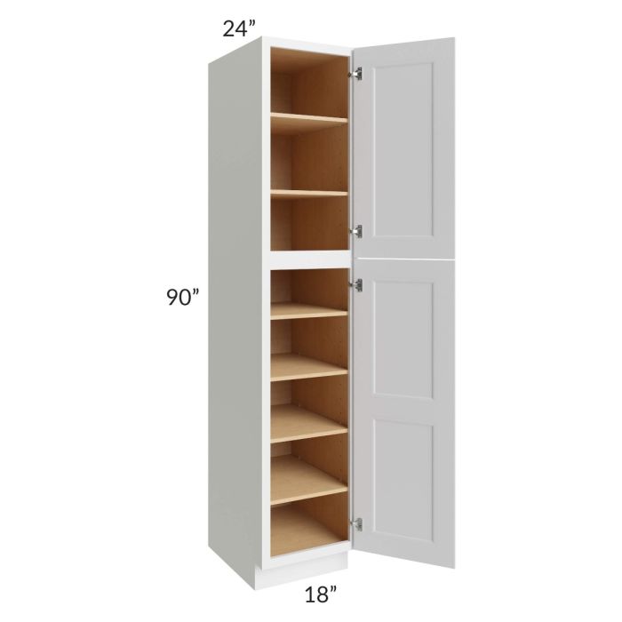 Salem White 18x24x90 Pantry Cabinet
