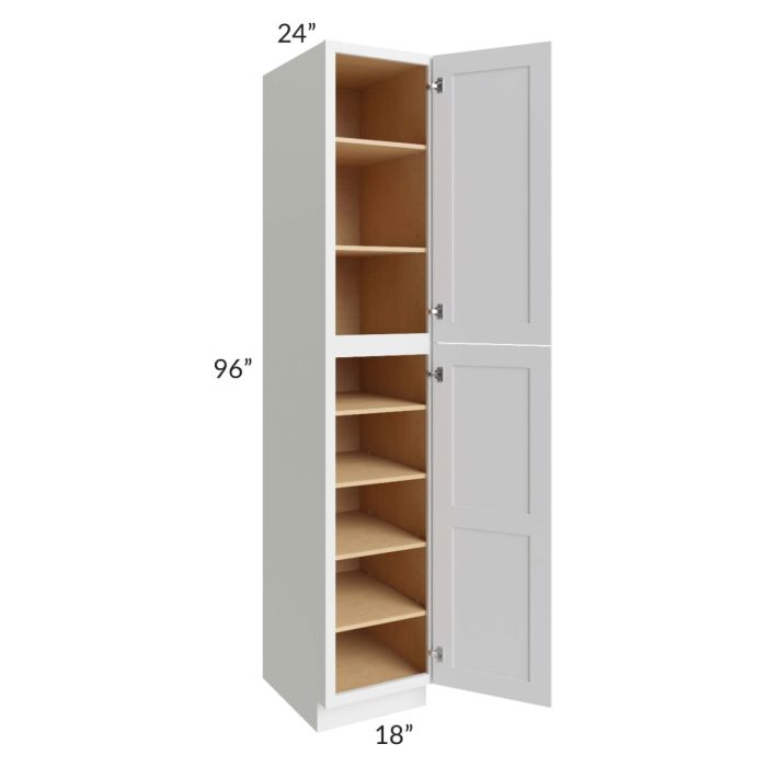 Midtown White Shaker 18x24x96 Pantry Cabinet
