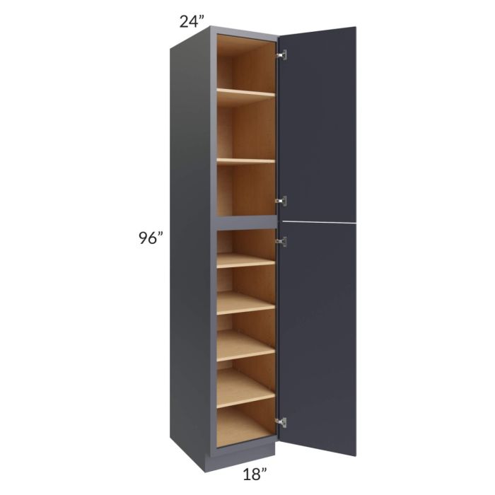 Vienna Indigo 18x24x96 Pantry Cabinet
