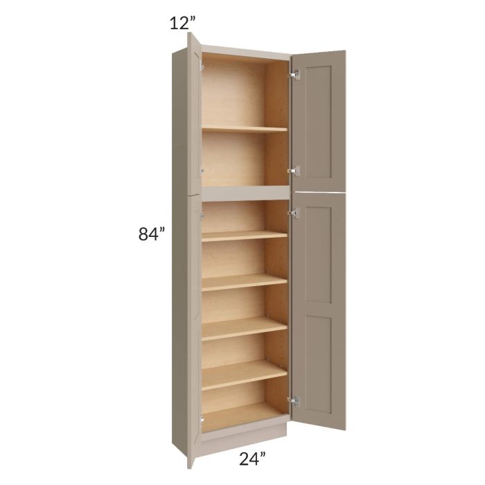 Tuscan Oyster 24x12x84 Pantry Cabinet 