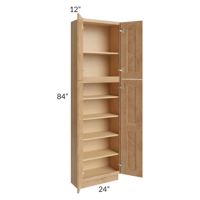 Tuscan Timber 24x12x84 Pantry Cabinet 