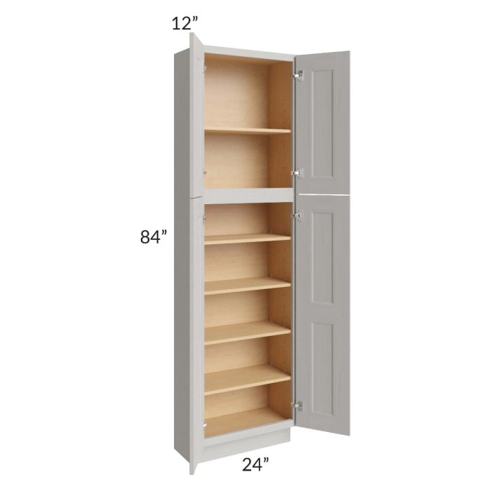 Salem Light Grey 24x12x84 Pantry Cabinet 