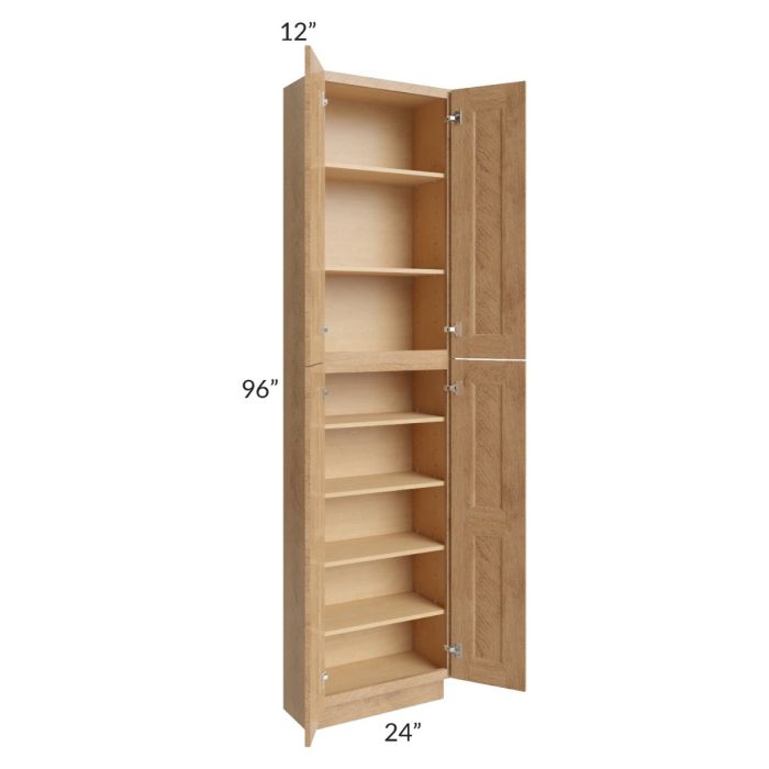 Tuscan Timber 24x12x96 Pantry Cabinet 