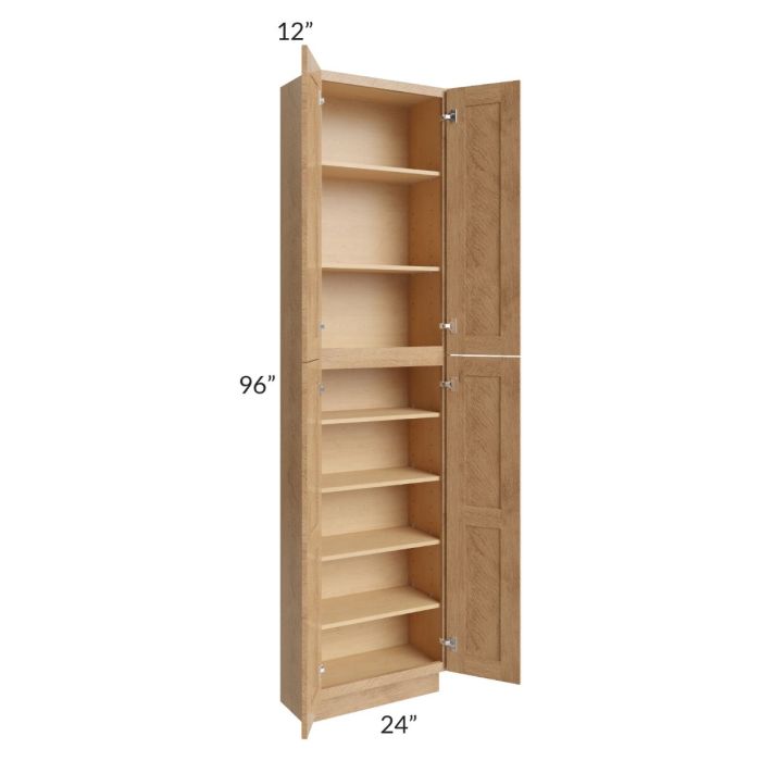 Midtown Timber Shaker 24x12x96 Pantry Cabinet 