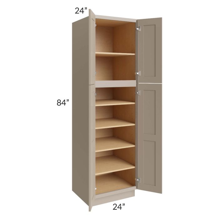 Tuscan Oyster 24x24x84 Pantry Cabinet