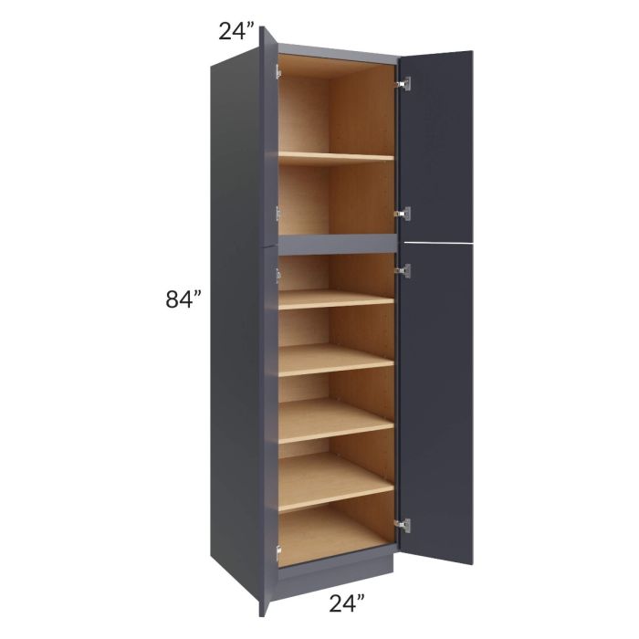 Vienna Indigo 24x24x84 Pantry Cabinet