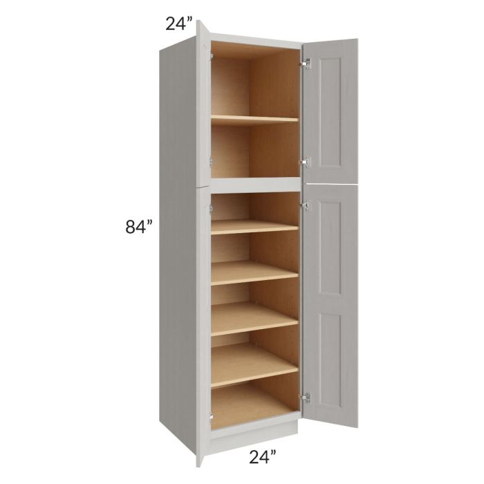 Salem Light Grey 24x24x84 Pantry Cabinet