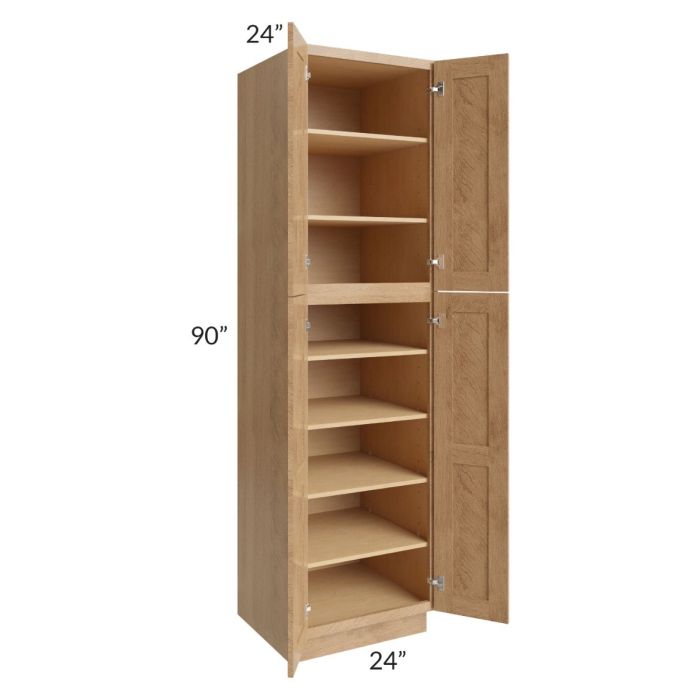 Midtown Timber Shaker 24x24x90 Pantry Cabinet