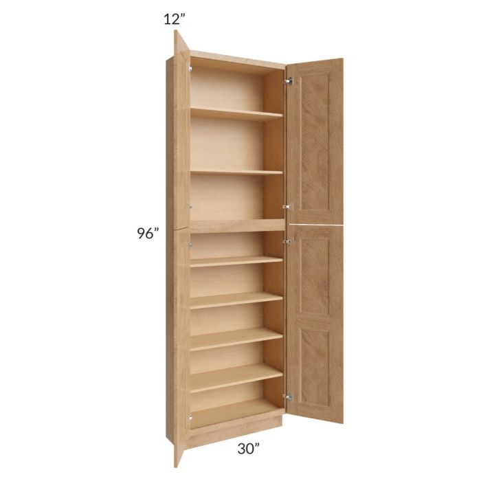 Tuscan Timber 30x12x96 Pantry Cabinet 