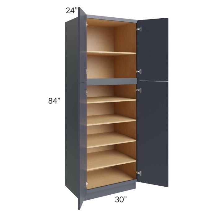 Vienna Indigo 30x24x84 Pantry Cabinet