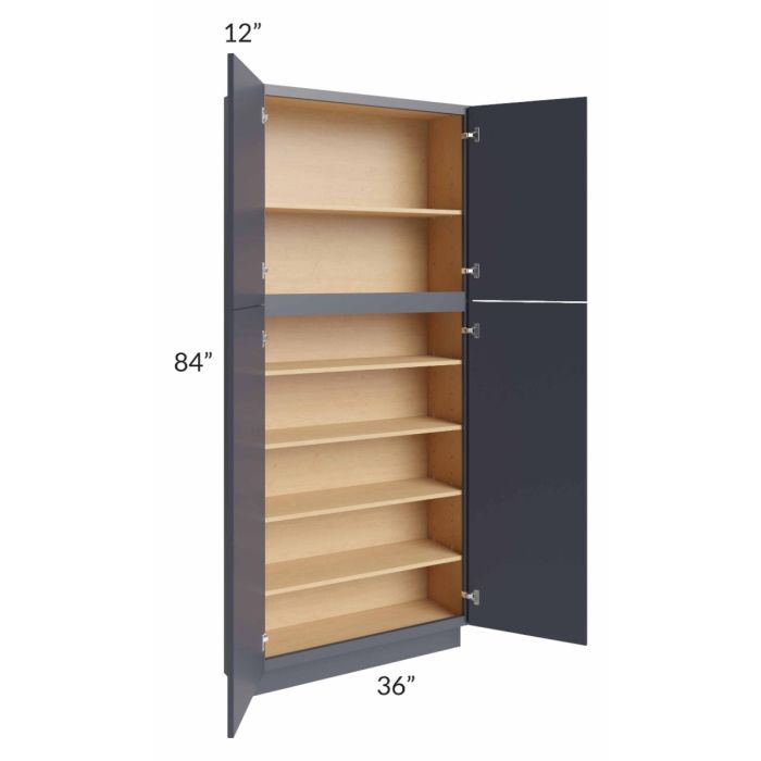 Vienna Indigo 36x12x84 Pantry Cabinet