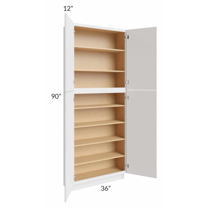 Vienna Cloud 36x12x90 Pantry Cabinet