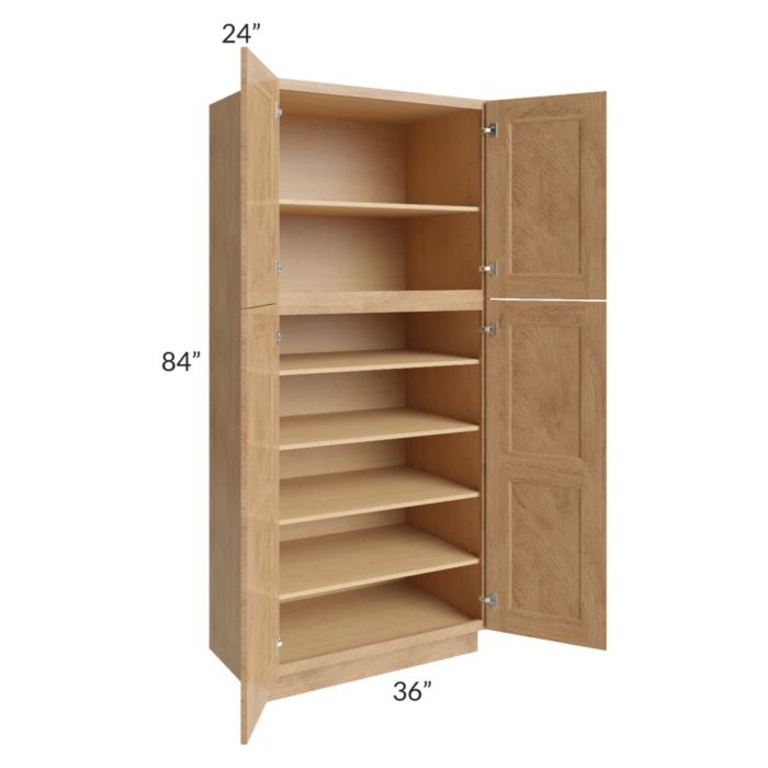 Tuscan Timber 36x24x84 Pantry Cabinet