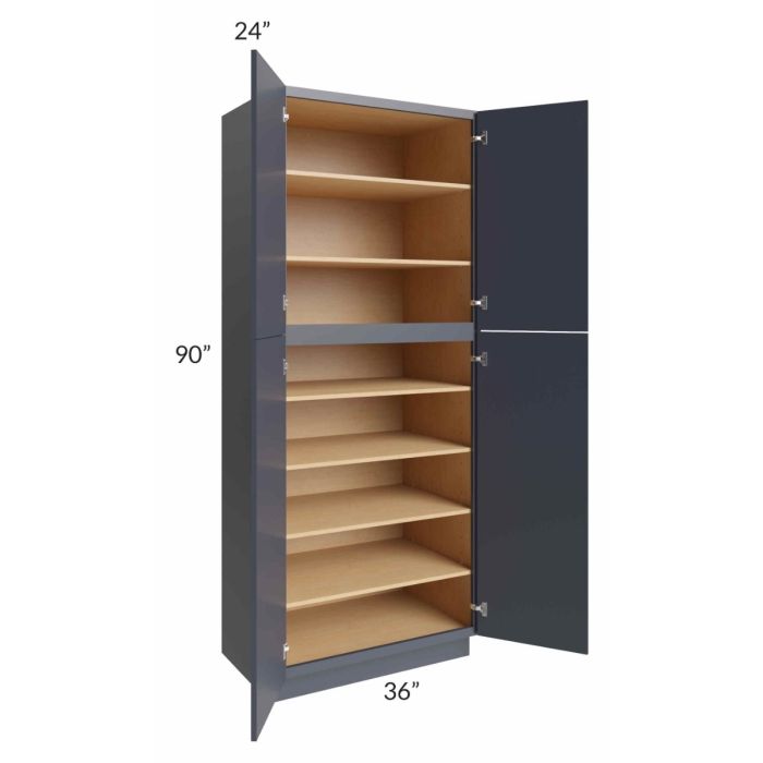 Vienna Indigo 36x24x90 Pantry Cabinet