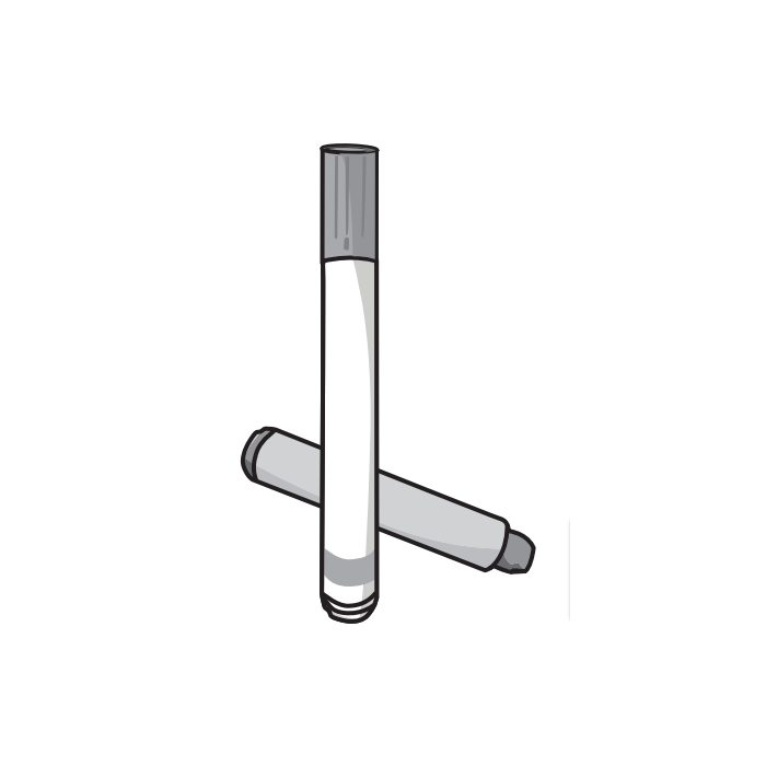 Stratton White Shaker Touch Up Kit