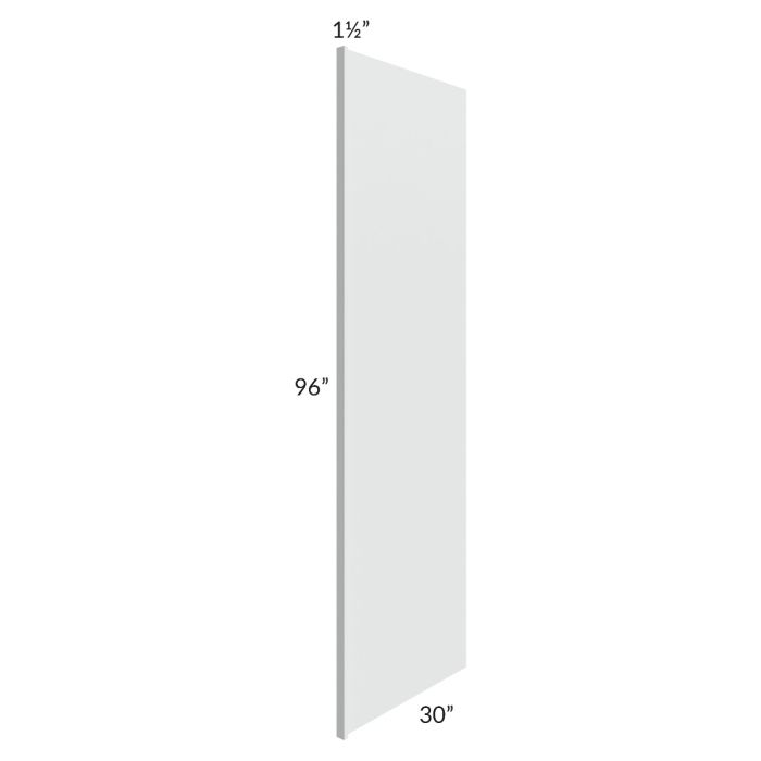 Lakewood White 30x96 Refrigerator Panel with 1-1/2" Stile 