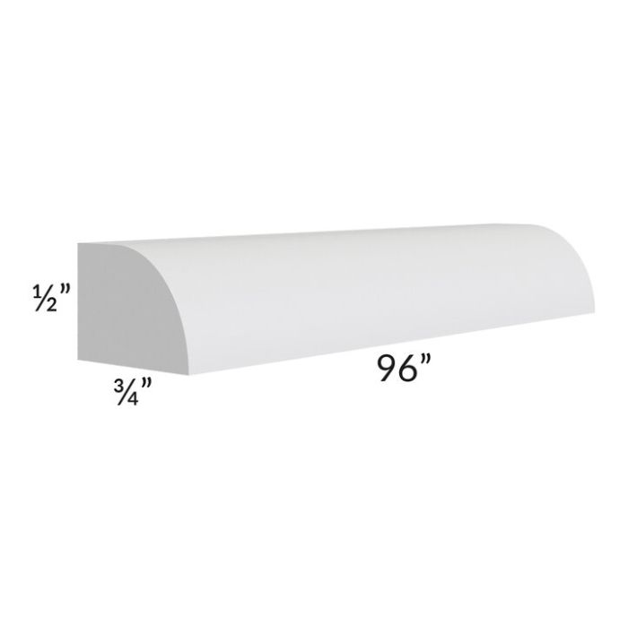 Lakewood White 96" Shoe Molding 