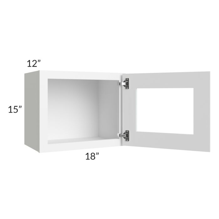 Lakewood White 18x15 Decorative Wall Cabinet