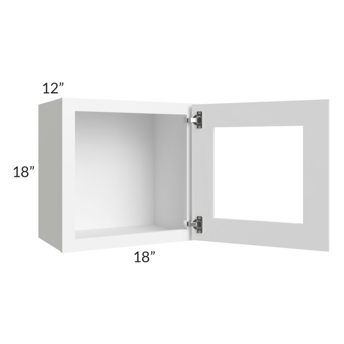 Lakewood White 18x18 Decorative Wall Cabinet