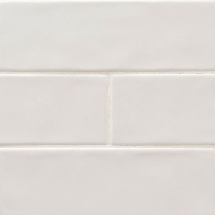 Urbano Pure 4" x 12" Glossy Bull Nose Ceramic Tile