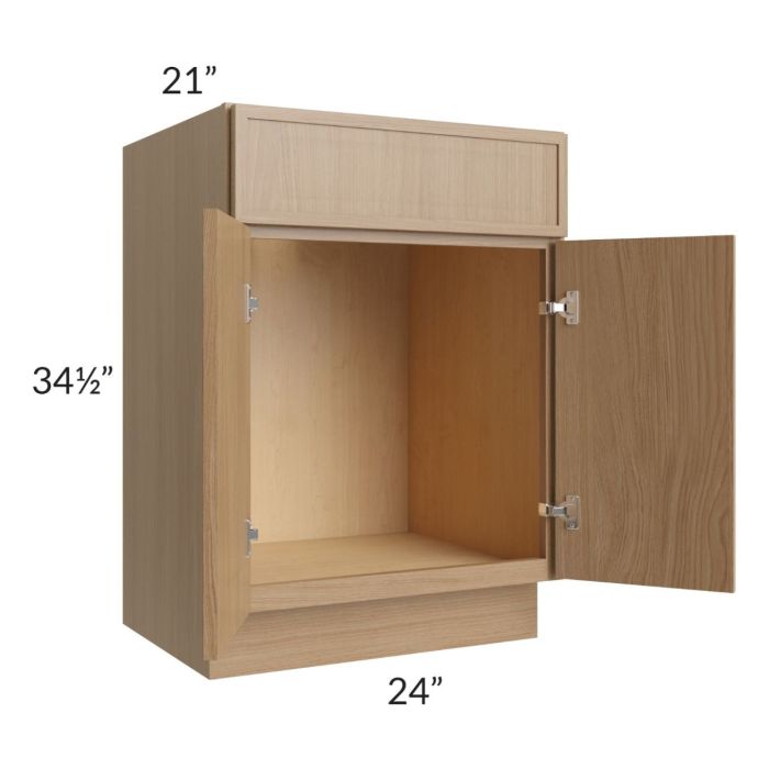 Township Rift Oak 24" Vanity Sink Base Cabinet