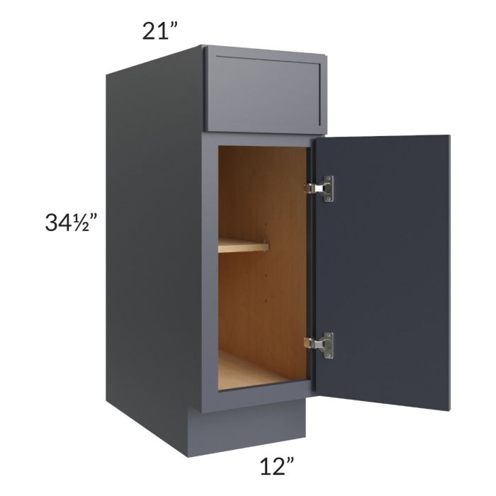 Vienna Indigo 12" Vanity Base Cabinet