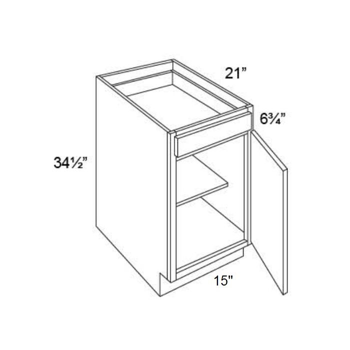 15" Vanity Base Cabinet
