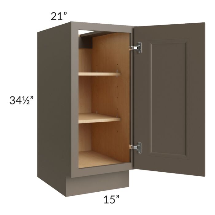 Tuscan Stone 15" Full Height Door Vanity Base Cabinet