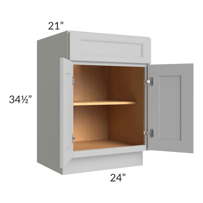 Tuscan Painted Grey 24" Vanity Base Cabinet