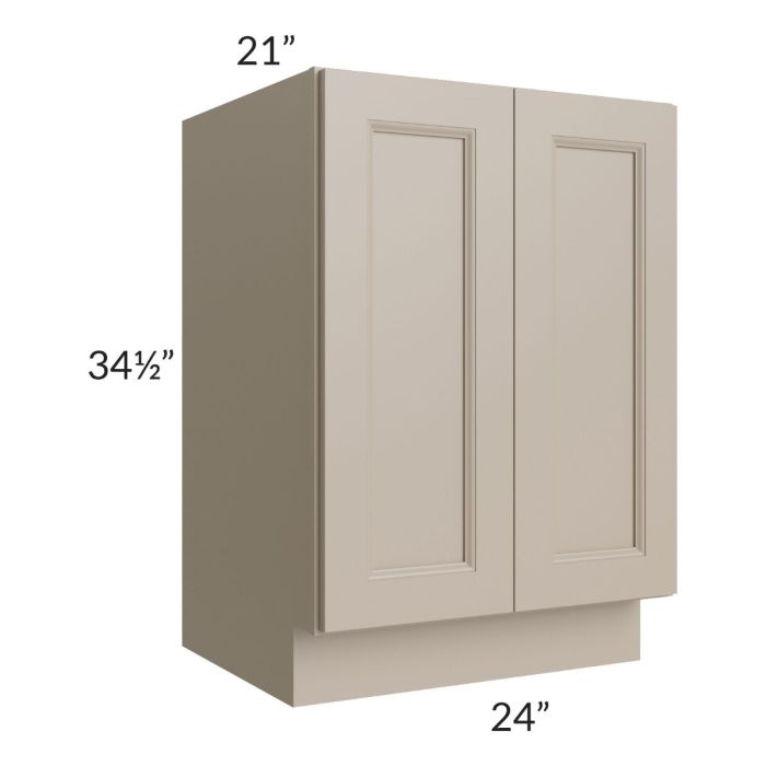 Tuscan Oyster 24" Full Height Door Vanity Base Cabinet