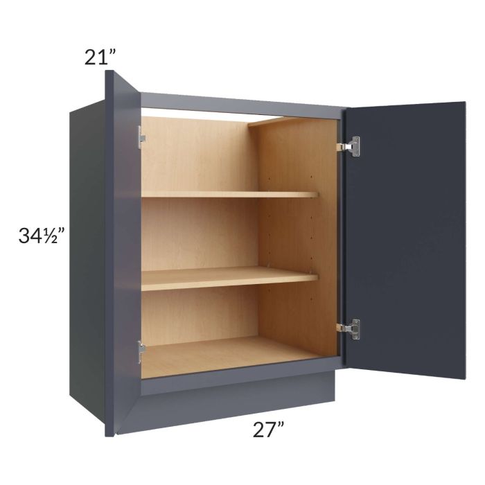 Vienna Indigo 27" Full Height Door Vanity Base Cabinet