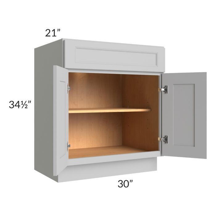 Tuscan Painted Grey 30" Vanity Base Cabinet