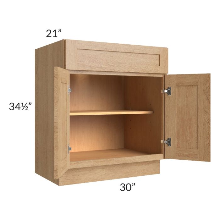 Midtown Timber Shaker 30" Vanity Base Cabinet