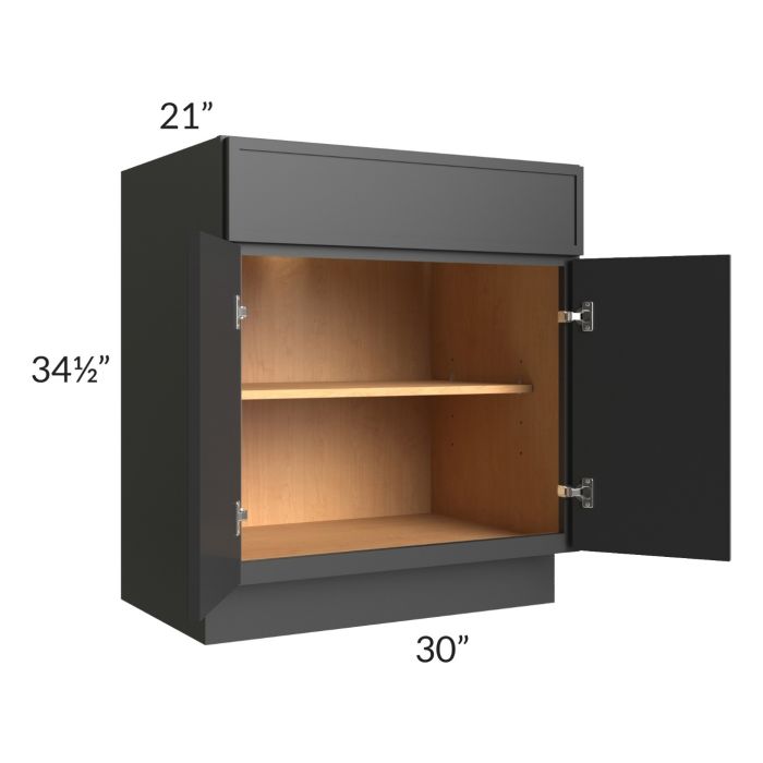 Vienna Black 30" Vanity Base Cabinet